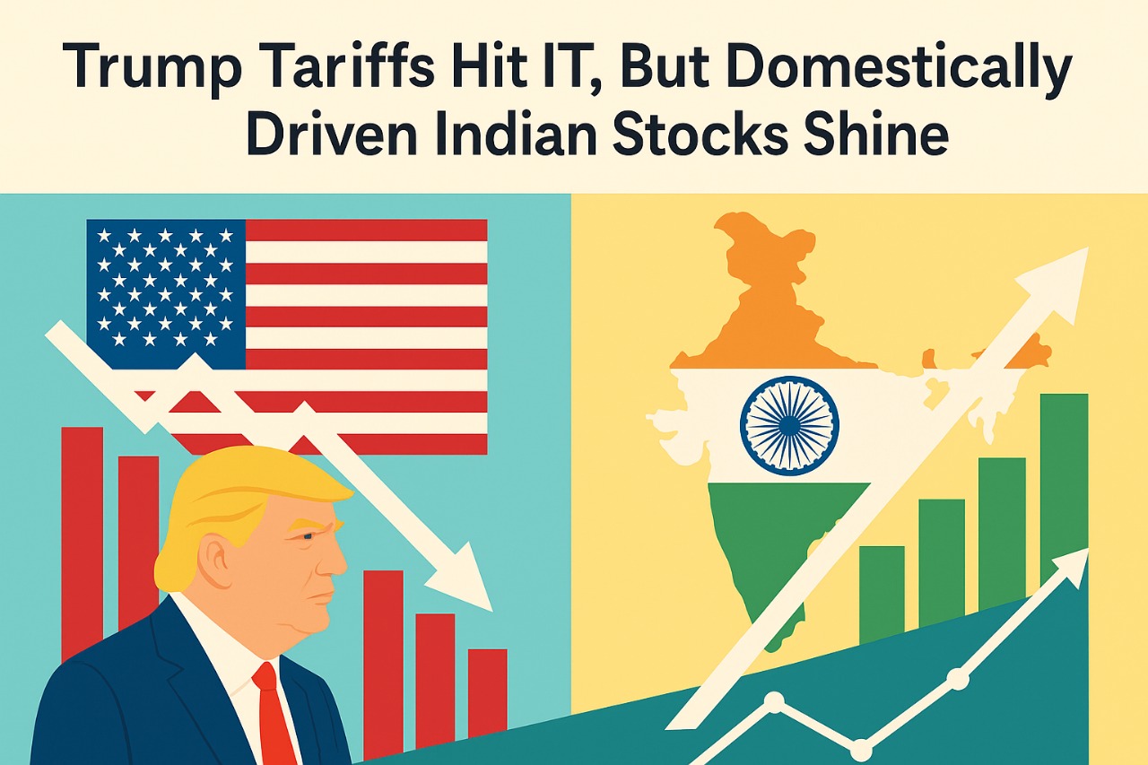 Trump Tariffs Hit IT, But Domestically Driven Indian Stocks Shine